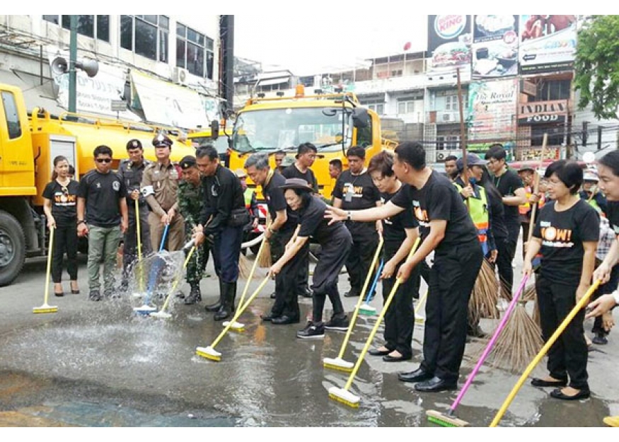 2017–04-18  泰国曼谷考讪路大清洗 争取早日恢复交通